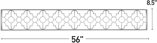 Infratech Mediterranean Motif Upgrade Kit in Stainless Steel