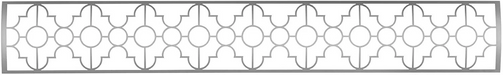Infratech Mediterranean Motif Upgrade Kit in Stainless Steel