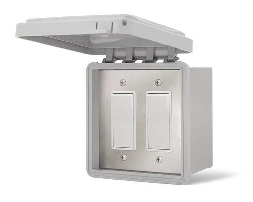 Infratech On Off Switch Dual Surface Mount with Weatherproof Box