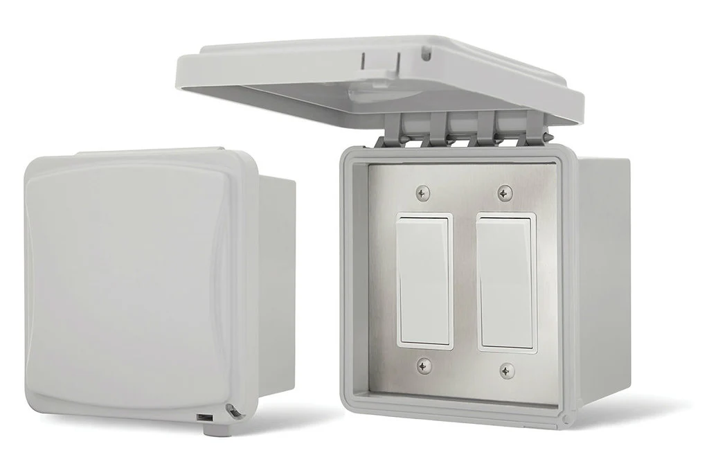 Infratech On Off Switch Dual Surface Mount with Weatherproof Box