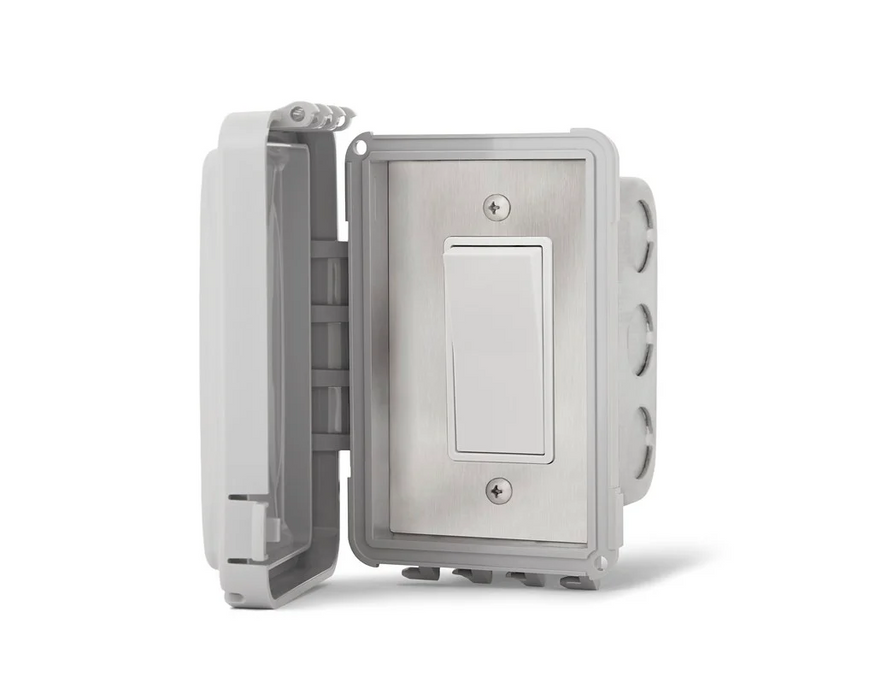Infratech On Off Switch Single Flush Mount with Weatherproof Cover