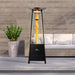 Paragon Outdoor OH-BL42-6M - Liquid Propane Inferno Flame Tower Heater - 24.8 in. x 24.8 in. x 72.5 in. - Hammered Black