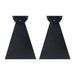 Infratech Heater Extended 8 Inch Pair of Brackets 22 1171BL - W/WD Series - Black