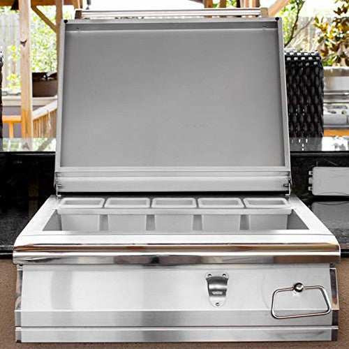 PGS Legacy Series LBC Patio Gas Grill Beverage Center - Silver Color