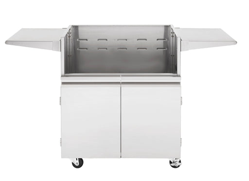 PGS Legacy Series LBC Large Beverage Center Outdoor Patio Gas Grill Accessory Masonry on S27CART Stainless Steel Wheeled Cart Base