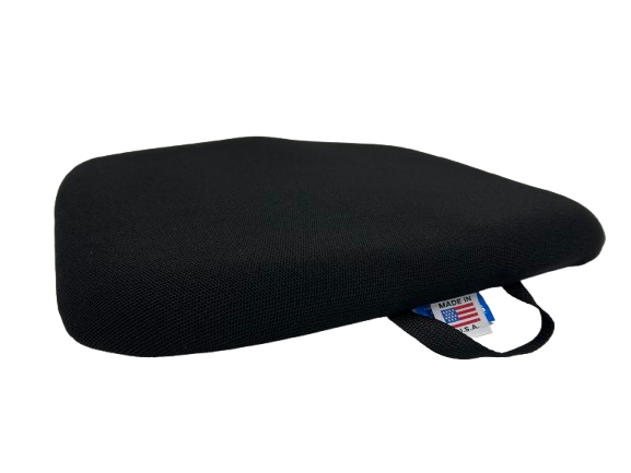 McCarty's SacroEase MCR1-BLACK - Comfort Rite Seat Cushion - 18 1/2 in. x 19 in. x 1 3/4 in. in. - Black