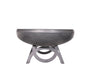 Ohio Flame OF24LTYCB 24 Liberty Fire Pit with Curved Base - 24 x 24 x 16 in. - Natural Steel Finish