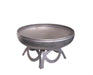 Ohio Flame OF48LTYCB 48 Liberty Fire Pit with Curved Base - 48 x 48 x 24 in. - Natural Steel Finish