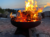 Ohio Flame OF24LTYSB 24 Liberty Fire Pit with Standard Base - 24 x 24 x 16 in. - Natural Steel Finish