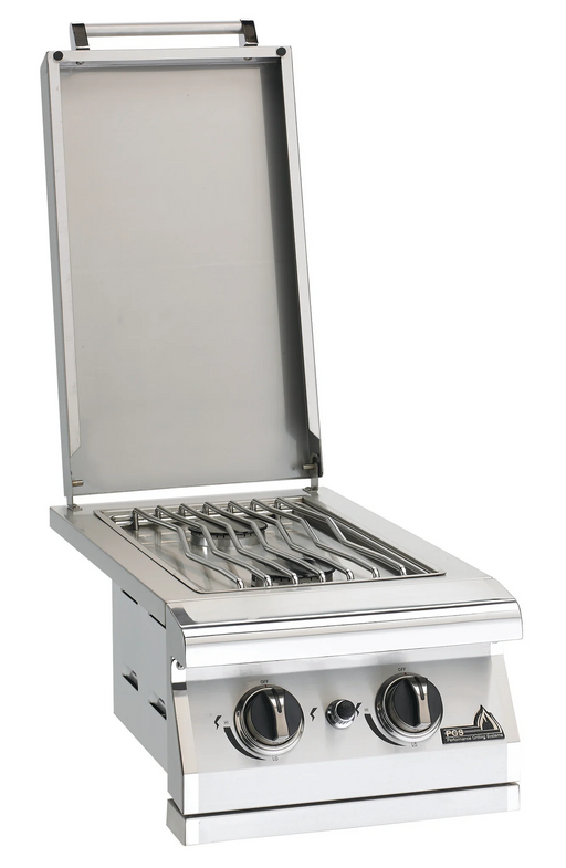 PGS Legacy Series DSBKLMSLP Liquid Propane Dual Side Burner Outdoor Patio Gas Grill Accessory (Masonry Installation)