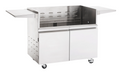 PGS Legacy Series S36LP Pacifica 39 Inch Liquid Propane Outdoor Patio Gas Grill Head on S36CART Stainless Steel Wheeled Cart Base