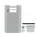 PGS A-Series AS PED Stainless Steel Pedestal Kit for Outdoor Patio Gas Grill