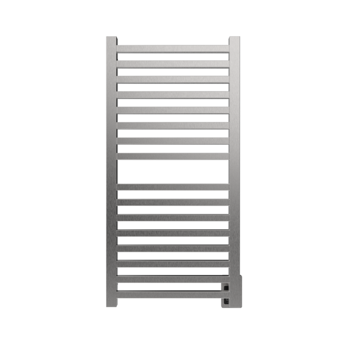 Amba Products Q2142B Quadro 16-Bar Hardwired Towel Warmer - 4.375 x 21.25 x 42.625 in. - Brushed Finish