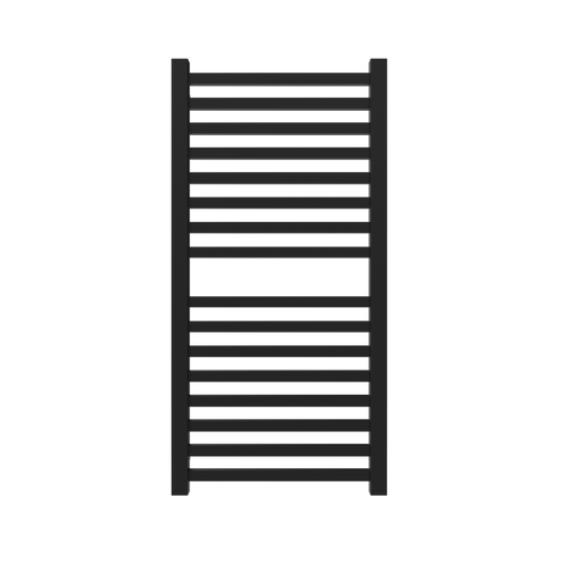 Amba Products Q2142MB Quadro 16-Bar Hardwired Towel Warmer - 4.375 x 21.25 x 42.625 in. - Matte Black Finish