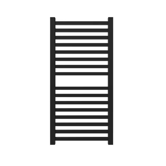 Amba Products Q2142MB Quadro 16-Bar Hardwired Towel Warmer - 4.375 x 21.25 x 42.625 in. - Matte Black Finish