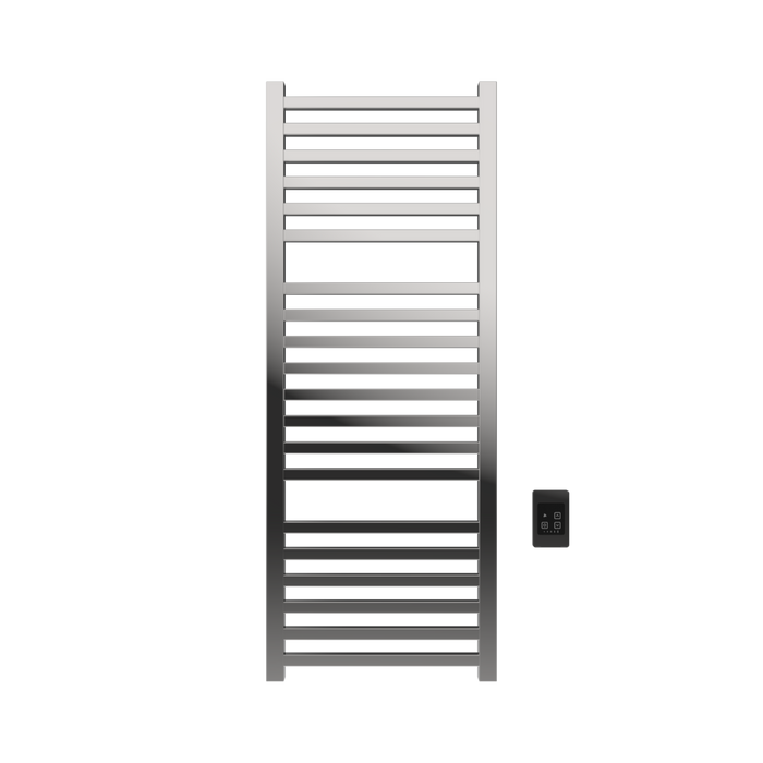 Amba Products Q2154P Quadro 20-Bar Hardwired Towel Warmer - 4.375 x 21.25 x 54.375 in. - Polished Finish