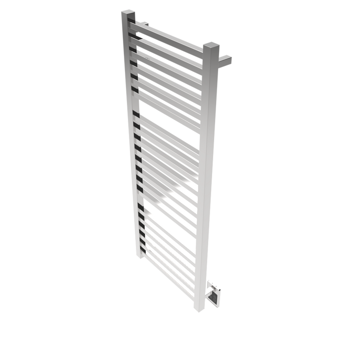 Amba Products Q2154P Quadro 20-Bar Hardwired Towel Warmer - 4.375 x 21.25 x 54.375 in. - Polished Finish