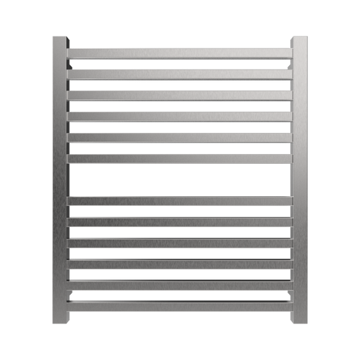 Amba Products Q2932B Quadro 12-Bar Hardwired Towel Warmer - 4.375 x 29.125 x 33.125 in. - Brushed Finish