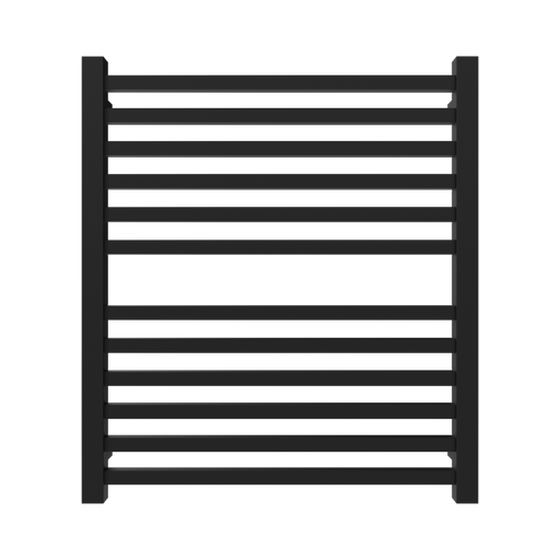 Amba Products Q2932MB Quadro 12-Bar Hardwired Towel Warmer - 4.375 x 29.125 x 33.125 in. - Matte Black Finish