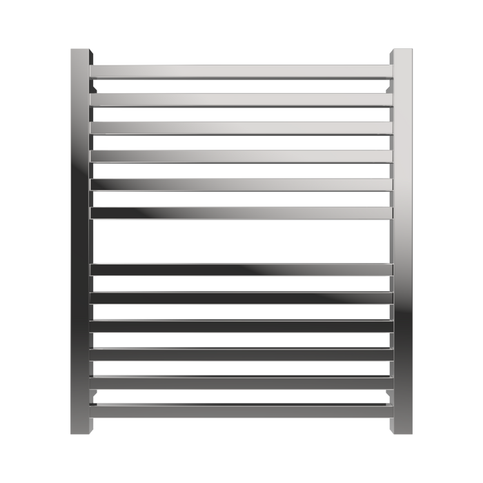 Amba Products Q2932P Quadro 12-Bar Hardwired Towel Warmer - 4.375 x 29.125 x 33.125 in. - Polished Finish