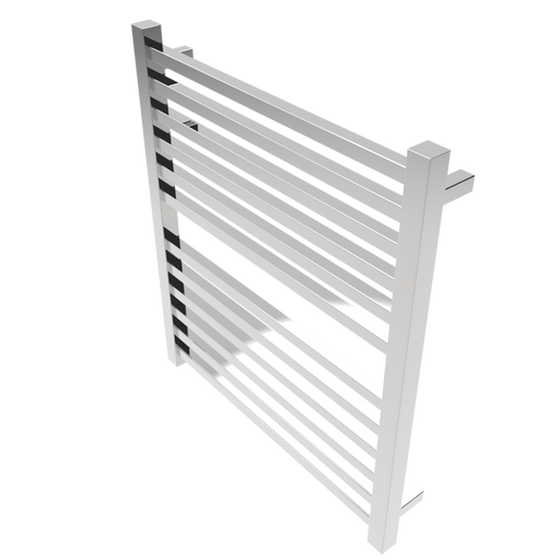 Amba Products Q2932P Quadro 12-Bar Hardwired Towel Warmer - 4.375 x 29.125 x 33.125 in. - Polished Finish