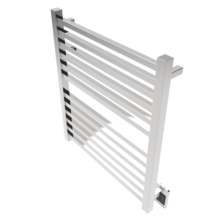 Amba Products Q2932P Quadro 12-Bar Hardwired Towel Warmer - 4.375 x 29.125 x 33.125 in. - Polished Finish