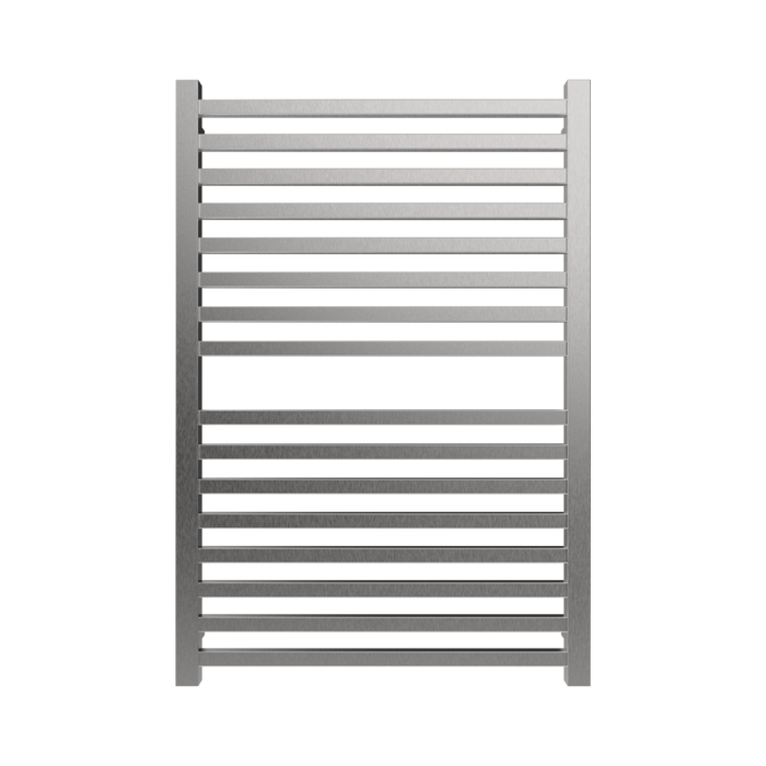 Amba Products Q2942B Quadro 16-Bar Hardwired Towel Warmer - 4.375 x 29.125 x 42.625 in. - Brushed Finish