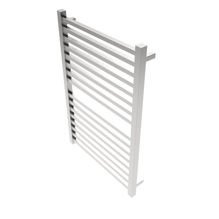 Amba Products Q2942B Quadro 16-Bar Hardwired Towel Warmer - 4.375 x 29.125 x 42.625 in. - Brushed Finish