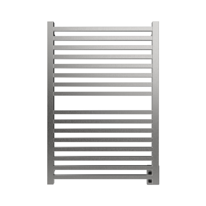 Amba Products Q2942B Quadro 16-Bar Hardwired Towel Warmer - 4.375 x 29.125 x 42.625 in. - Brushed Finish