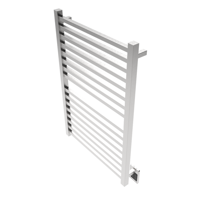 Amba Products Q2942B Quadro 16-Bar Hardwired Towel Warmer - 4.375 x 29.125 x 42.625 in. - Brushed Finish