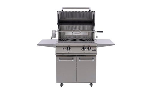 PGS Legacy Series S27RLP Newport Gourmet 30 Inch Propane Gas Grill Head with S27CART Wheeled Cart Base