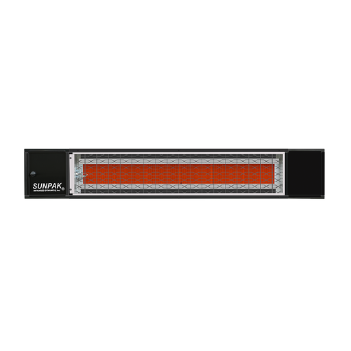Sunpak S34 B 12002LP Liquid Propane Outdoor Infrared Patio Heater in Black 34000 BTUs - 48 x 8 x 8 in.