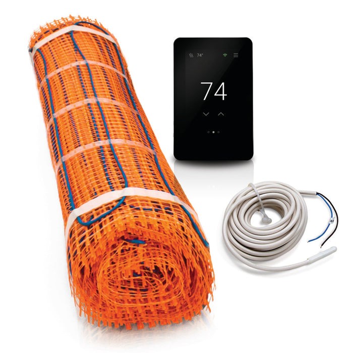 SunTouch 12003025-KIT-CPWiFi 120V ConnectPlus TapeMat Kit (60 Sq. Ft.) Electric Floor Heating - 30 ft. x 2 ft. x 0.125 in. - Orange Color