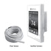 SunTouch Electric Floor Heating Contol 500850-SB 120/240V Programmable Touchscreen SunStat Command Thermostat - White Color