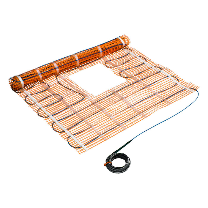 SunTouch C12120010ST-S4848 120V ShowerMat (10 Sq. Ft.) Electric Floor Heating - 48 in. x 48 in. - Orange Color