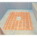 SunTouch C12120010ST-S4848 120V ShowerMat (10 Sq. Ft.) Electric Floor Heating - 48 in. x 48 in. - Orange Color