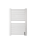 Amba Products S2132B Sirio 12-Bar Hardwired Towel Warmer - 4 x 21.5 x 33.125 in. - Brushed Finish