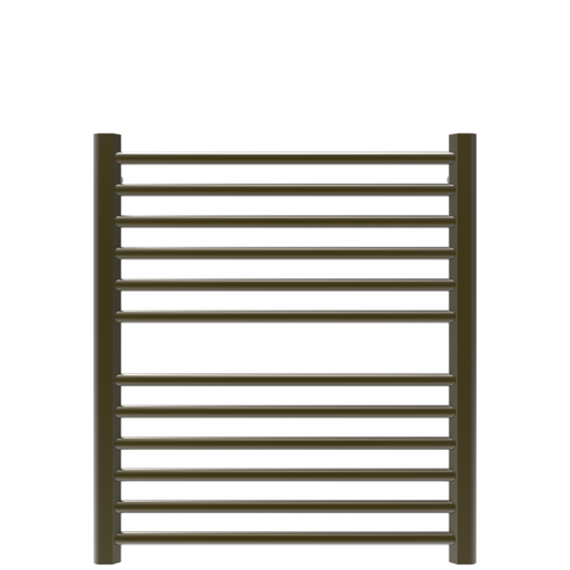 Amba Products S2932BB Sirio 12-Bar Hardwired 29 W Towel Warmer - 4 x 29.375 x 33.125 in. - Brushed Bronze Finish