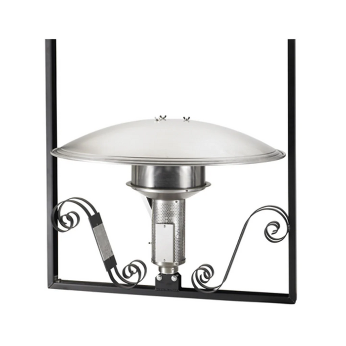 Sunglo Hanging Natural Gas Outdoor Infrared Patio Heater - 41.25 x 34.5 x 37.5 in. - Stainless Steel Color
