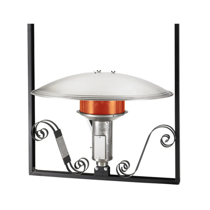 Sunglo Hanging Natural Gas Outdoor Infrared Patio Heater - 41.25 x 34.5 x 37.5 in. - Stainless Steel Color