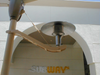 Sunglo Hanging Natural Gas Outdoor Infrared Patio Heater - 41.25 x 34.5 x 37.5 in. - Stainless Steel Color