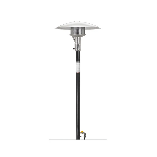 Sunglo Permanent Natural Gas Outdoor Infrared Patio Heater - 34.5 x 34.5 x 93 in. - Black Color