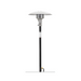 Sunglo Permanent Natural Gas Outdoor Infrared Patio Heater - 34.5 x 34.5 x 93 in. - Black Color