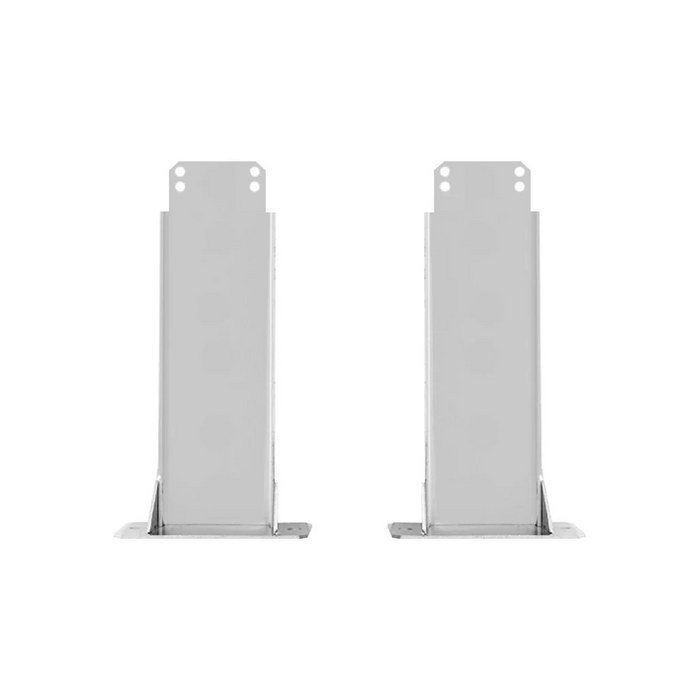 Sunstar Patio Heater Accessory Marine Grade Stainless Steel 10 Inches Fixed Ceiling Mounting Kit - 7 x 9 x 17 in. - Stainless Steel Finish