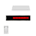 Sunstar Marine Grade Series N7 MGL0 35000-24000 BTUs Natural Gas Radiant Infrared Horizontal Mount Patio Heater in 48 x 11.8 x 9.6 in. - Stainless Steel Color