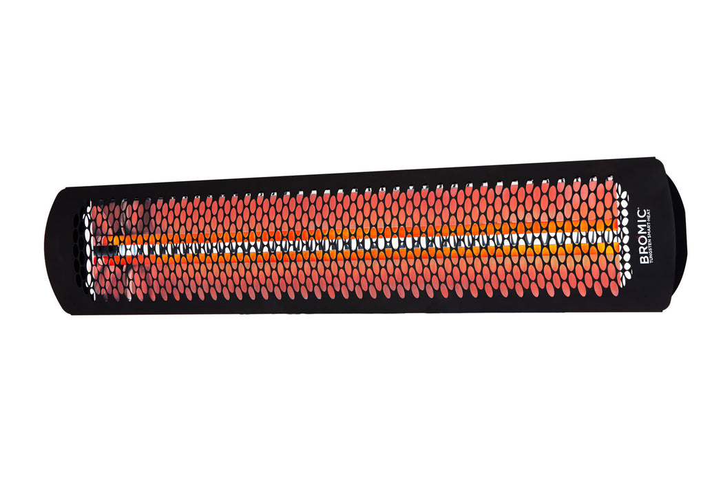 BROMIC BH0420035 Tungsten Electric 6000W 208V 28.85A Infrared Radiant Patio Heater - 56 x 3.5 x 8.5 in. - Black