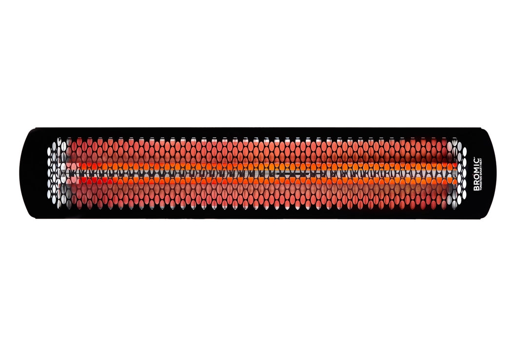 BROMIC BH0420031 Tungsten Electric 3000W 220V-240V 12.5A Infrared Radiant Patio Heater - 56 x 3.5 x 8.5 in. - Black