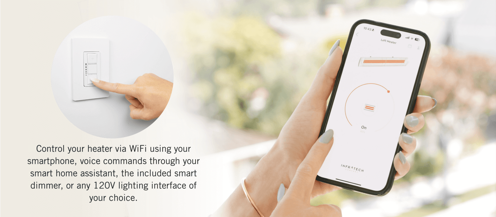 Infratech 30 4072 Universal Control Panel - 2 Relay Panel - 20 x 16 x 7 in. - Gray Steel Color