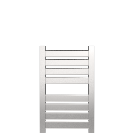 Amba Products V2337B Vega 8-Panel Hardwired Towel Warmer - 3.625 x 23.375 x 39.25 in. - Brushed Finish