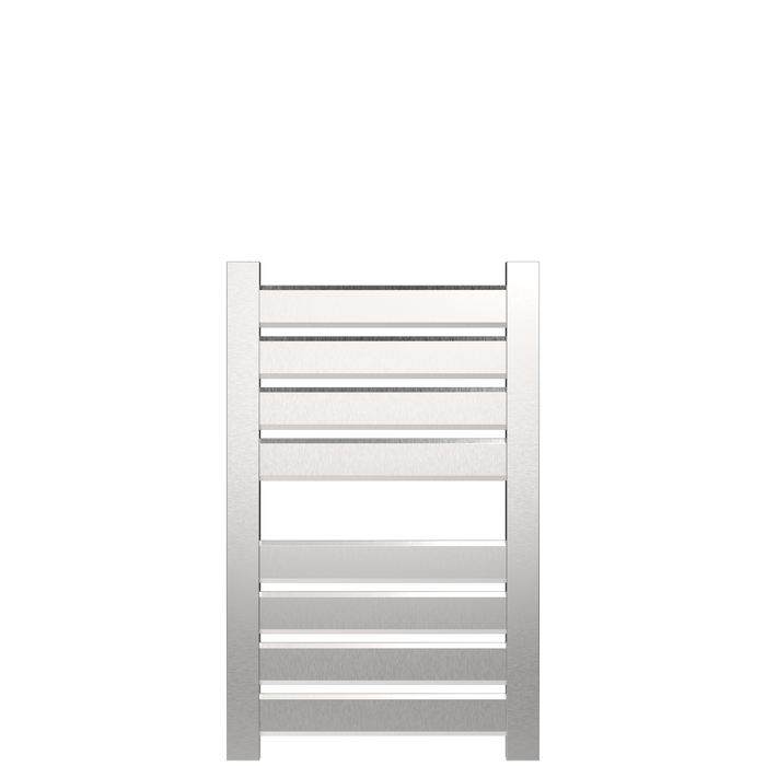 Amba Products V2337B Vega 8-Panel Hardwired Towel Warmer - 3.625 x 23.375 x 39.25 in. - Brushed Finish